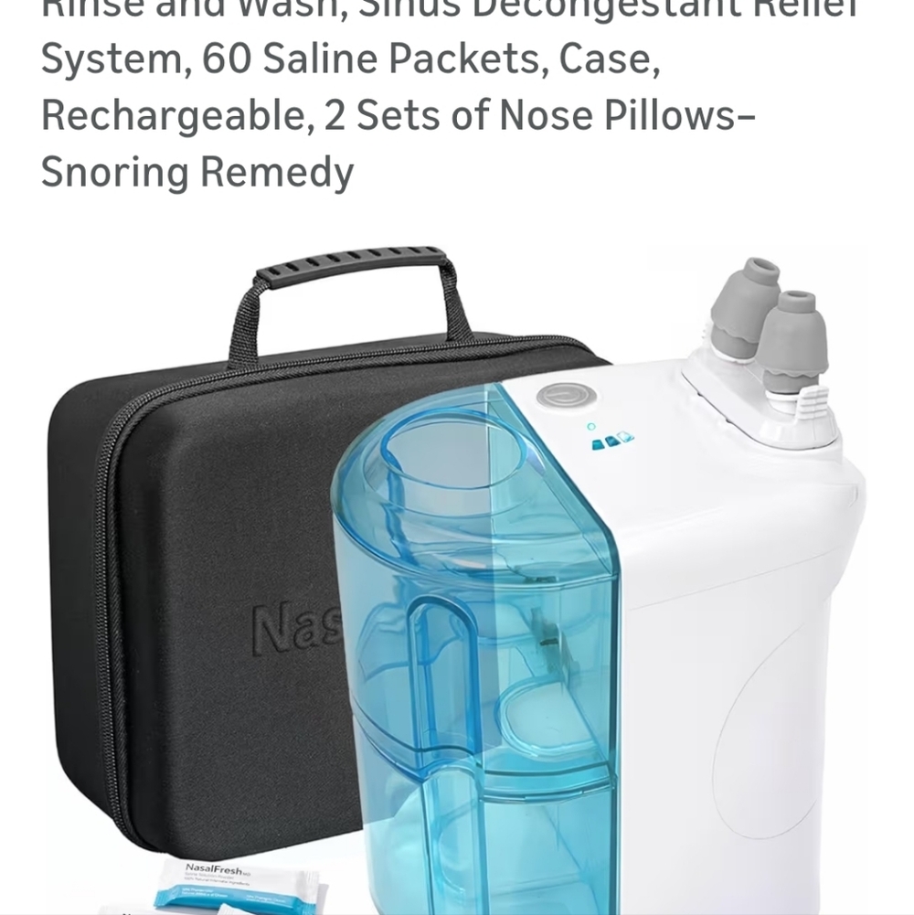 Rechargeable Sinus Relief System with Case